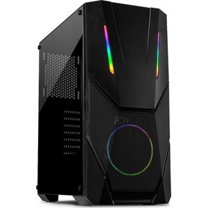 Intertech - IT-3303 Hornet - PC-behuizing - Zwart - Materiaal: Acryl