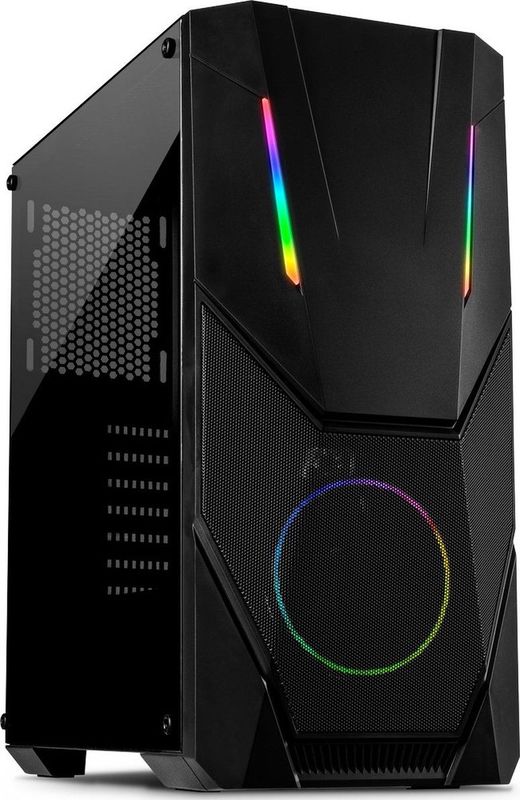 Intertech - IT-3303 Hornet - PC-behuizing - Zwart - Materiaal: Acryl
