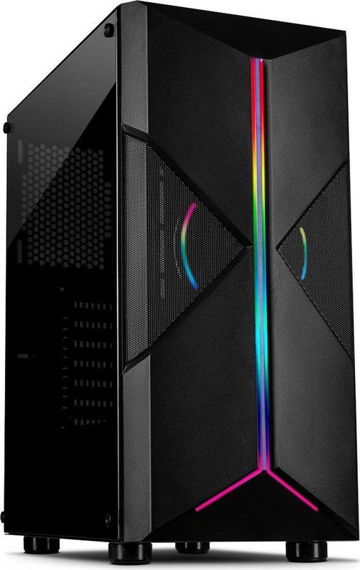 Intertech - IT 3306 Cavy - PC-behuizing - Zwart - Materiaal: Acryl