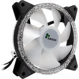 Intertech - Argus RS-07 - Computerkastventilator - Zwart - 120 mm - 4Pin PWM - RGB-Fan Set