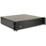 Inter-Tech - IPC 2U-K240L - Server - Zwart - Standaard 2 x 80 mm Ventilator