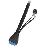 Inter-Tech - 3U-K-340L - Rack - Zwart - Staal - Geschikt voor ATX