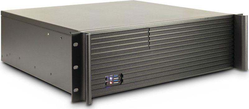 Inter-Tech - 3U-K-340L - Rack - Zwart - Staal - Geschikt voor ATX