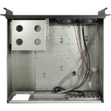 Intertech - 4U-K-439L - PC Behuizing - Zwart - Geschikt voor ATX en E-ATX