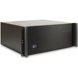 Intertech - 4U-K-439L - PC Behuizing - Zwart - Geschikt voor ATX en E-ATX