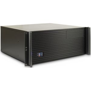 Intertech - 4U-K-439L - PC Behuizing - Zwart - Geschikt voor ATX en E-ATX