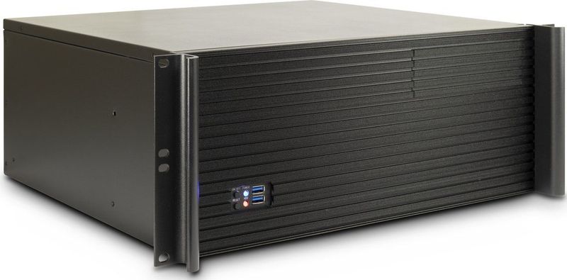 Intertech - 4U-K-439L - PC Behuizing - Zwart - Geschikt voor ATX en E-ATX