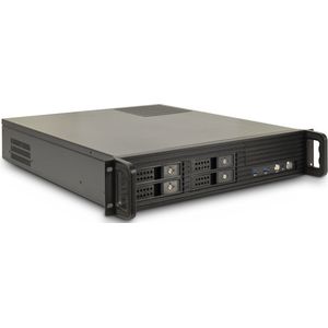 Intertech - IPC 2U-2504 - PC Behuizing - Kale - 2HE