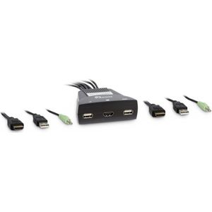 KVM-LS-21HA - KVM-Switch - 2-Poorts - HDMI - USB - Audio