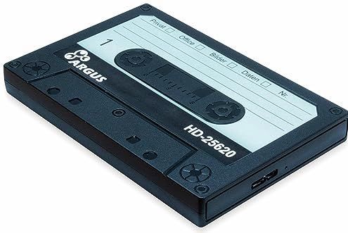 Inter-Tech - HD-25620 - Externe Behuizing - Retro Design - 2,5" - Zwart