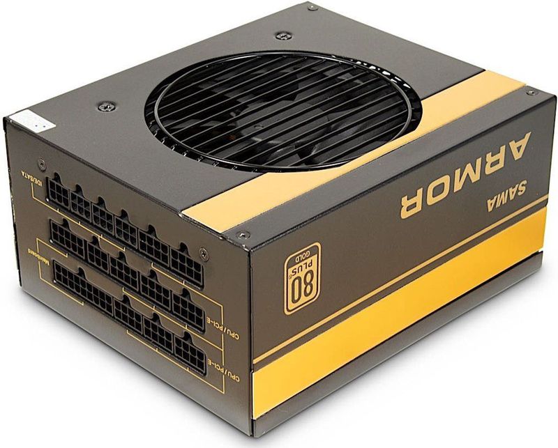 Intertech - SAMA FTX-850-B Armor - Voeding - Zwart - 850W - 80PLUS Gold