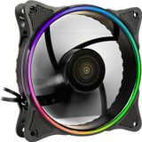 Intertech FX-908B (120 mm, 1 x), PC ventilator, Zwart