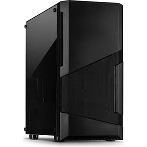 Inter-Tech SM-007 Enforcer, Tower, PC, Zwart, Mini-ITX, uATX, 15,5 cm, 31 cm