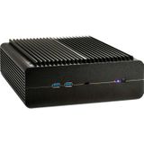 Inter-Tech Inter-Tech Behuizing Mini ITX IP-60 zwart 2xUSB 3.0 77x210x240mm