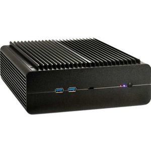 Intertech - IP-60 - PC Behuizing - Zwart - Mini ITX - 2xUSB 3.0