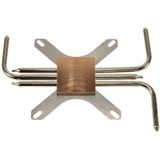 Intertech - IP-3 - Processorkoeler - Zilver - Passieve Koeler voor AMD en Intel CPU's