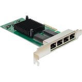 Intertech - Argus - Netwerkkaarten - Quadport Gigabit LAN-adapter - Intel i350