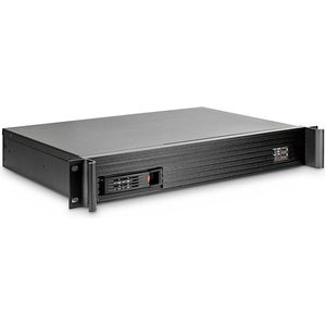 Intertech - IPC 1.5U-1528-1 - Server - Zwart - Staal - 1.5U Hoogte