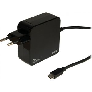 Inter-Tech Stekkervoeding PD-2065 65W USB-C zwart