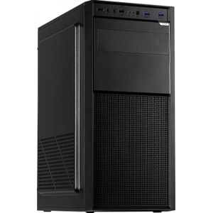 Inter-Tech Behuizing Midi ATX A-301 Quad 2xUSB 3.0 + 2xUSB 2.0