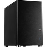 Inter-Tech - Micro X2 Duplex - PC Behuizing - Zwart - Micro-ATX
