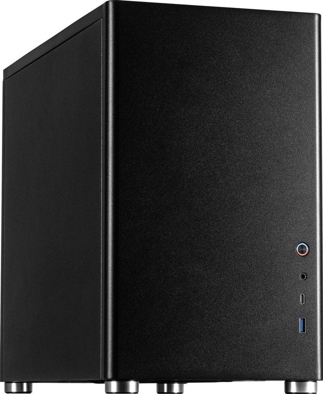 Inter-Tech - Micro X2 Duplex - PC Behuizing - Zwart - Micro-ATX