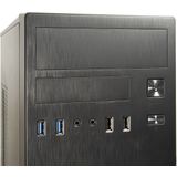 Inter-Tech - IT-2812 - Midi Tower Behuizing - Zwart - Metaal