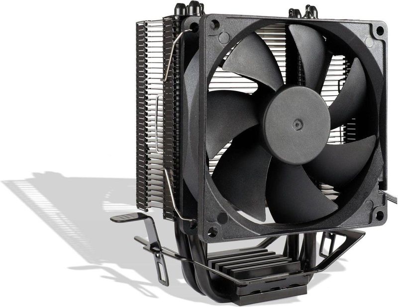 Intertec - CPU-koeler 4P90 BULK - Actief - Zwart - 92mm - 125W