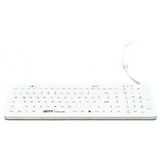 GETT GCQ MED BACKL USB (DE) siliconen IP68 toetsenbord desinfecteerbaar waterdicht wit 110 toetsen