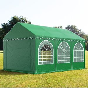 Toolport Partytent 4x6 m, PVC 800, met Grondframe,