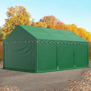 TOOLPORT Opslagtent 4x6 m met ritssluitingen -