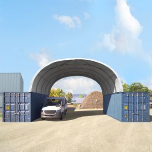 Toolport Container overkapping 8x6 m, PRIMEtex