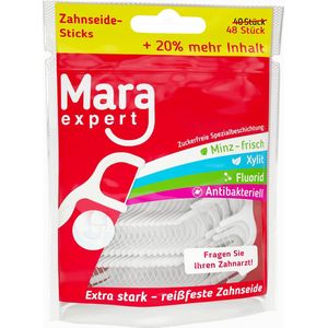 Mara Expert Floss Picks | Vegan | Met Fluoride | Antibacterieel