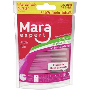 Mara - Interdentale Borstels - Roze - 0,4 mm - Kunststof en Roestvrij Staal