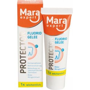 Mara Expert Fluoride Gel 1,23% Remineraliserende formule tegen gaatjes. Maakt glazuur sterker