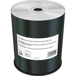 MediaRange | MR244 | CD-R | 700 MB | Inkjet Zilver Printable | 100 Stuks