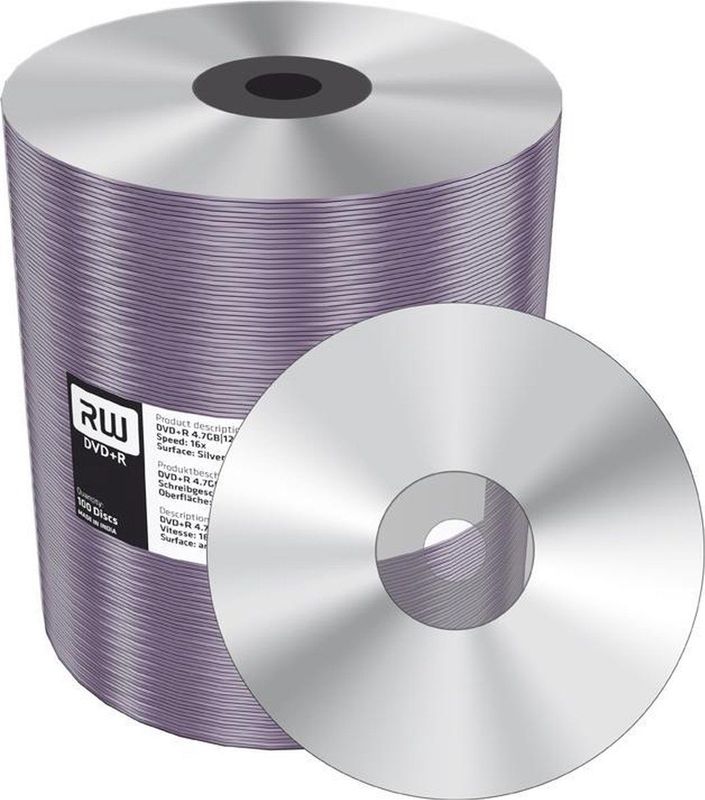 MediaRange - DVD+R - 4.7 GB - Blank - 100 Stuks