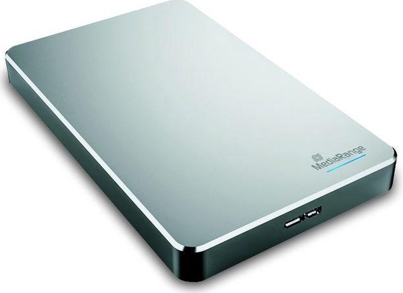 MediaRange - Externe HDD - 2TB - Zilver - USB 3.0