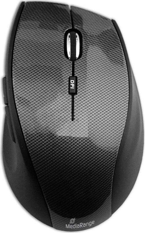 MediaRange - MROS207 - Draadloze Muis - Zwart - USB