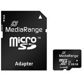 MediaRange MR945 (128 GB, microSDXC, U1, UHS-I), Geheugenkaart, Zwart