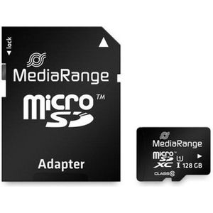 MediaRange - MR945 - Geheugenkaart - 128 GB - microSDXC - Zwart