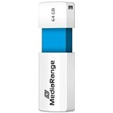 MediaRange - USB-stick - 64 GB - Wit - Blauw