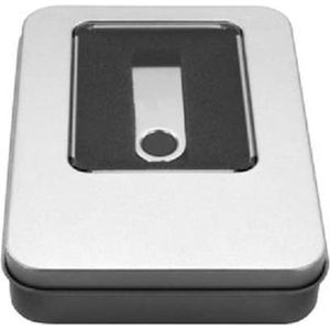 MEDIARANGE Aluminium-Box Aufbewahrung von USB Sticks silber