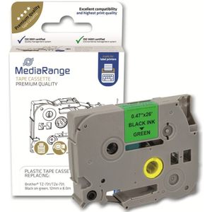 MEDIARANGE Schriftband MRBTZ731, ersetzt Brother TZ-731/TZe-731
