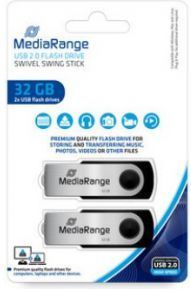 MediaRange - MR911-2 - USB Flash Drive - 32GB - 2-Pack