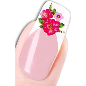 JUSTFOX - nagelsticker Nail Art sticker bloemen nagels water Decal