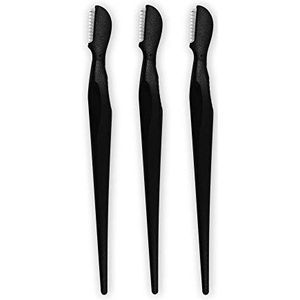 K-Pro - Wenkbrauwshaper - Zwart - Scheermes voor Gezichtsbeharing