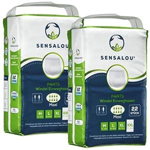 Sensalou Incontinentie luiers volwassenen, mannen, vrouwen, maat 44 NL (XXL), beschermende broek