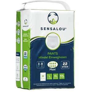 Sensalou - Maxi Dry Plus - Incontinentieluiers - Wit - M - 22 Stuks
