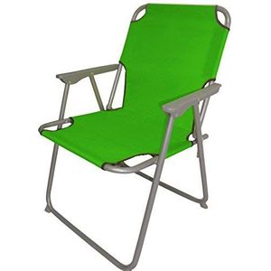 Piccolo campingstoel - limoen groen - klassieke tuinstoel om in te klappen - camping tuin hengel stand vouwstoel